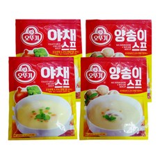 오뚜기 야채 스프 80 g x 2p + 양송이 스프 80 g x 2p, 1세트, 80g