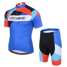 바이크랩 자전거 반팔 져지 반바지 세트 V15-13