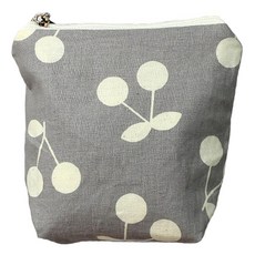 도트레코드 아이약 방수 파우치 지퍼형, 체리그레이