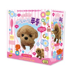 인터토이 아장아장 푸들 작동동물인형, 혼합 색상, 1개