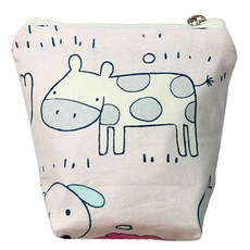 도트레코드 아이약 방수 파우치 지퍼형, 동물원핑크