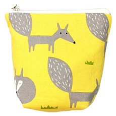 도트레코드 아이약 방수 파우치 지퍼형, 여우비옐로우