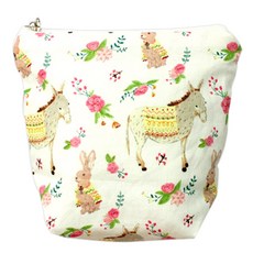 도트레코드 아이약 방수 파우치 지퍼형, 화이트포니