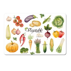 moms board 蔬菜印花磁鐵組, 19片, 1組