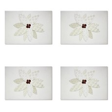 홀마크 화이트리스 크리스마스카드 PX4244, 혼합 색상, 4개입