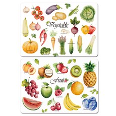 媽媽的闆對象拼圖 2 件套, 1組, 水果13入+蔬菜19 入