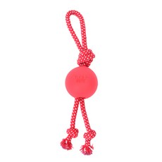 브이펫 고무 로프볼 강아지용 장난감 33 x 8 cm, 레드, 1개