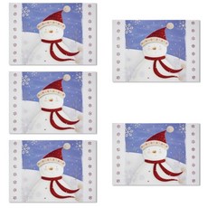 홀마크 눈사람1 크리스마스카드 BXC4056, 혼합 색상, 5개입