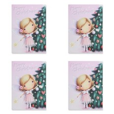 Hallmark 聖誕卡, KXC1002, 4入