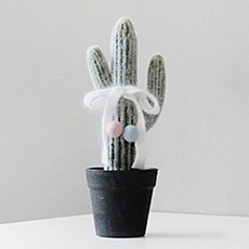 BLOOMING&ME 冬季甜仙人掌樹人造花 45cm, 混色, 1個