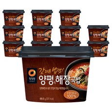 청정원 양평식 해장 국밥, 89.5g, 12개