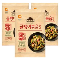 청정원 골뱅이볶음 양념10g x 2p, 20g, 3개