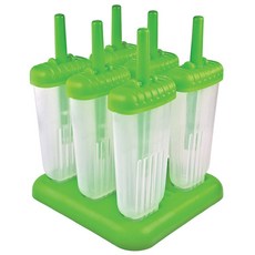 Tovolo Groovy Pop 冰棒模具, 1套, 綠色