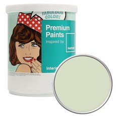 노루페인트 팬톤 내부용 실내벽면 저광 페인트, 13-0210FogGreen, 1L, 1개