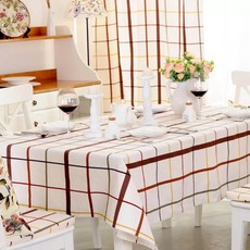 이코디 이래틱 체크 테이블 보, 혼합 색상, 90 x 90 cm, 1개