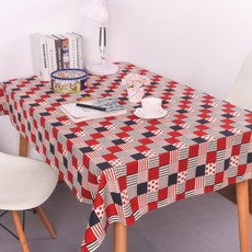 ecody 各式花磚桌巾, 混合顏色, 90 x 140 cm