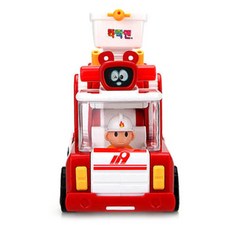 시소컴퍼니 뚝딱맨 소방차 자동차블럭 시리즈 13피스, 혼합 색상, 1개