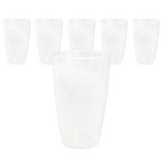 LIEN'CERAMIC 玻璃杯, 6件, 單色