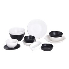 TOKIYA Daon 磨砂情侶餐具二件套, 1組, 餐具 12入