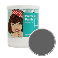 노루페인트 팬톤 내부용 실내벽면 저광 페인트, 18-0601 Charcoal Gray, 1L, 1개