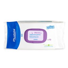 무스텔라 더모 수딩 와입스 유아물티슈 무향, 70개입, 1세트