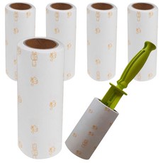 毛絮黏把+替換滾輪 16cm*10m 5入, 1套