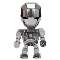 마블 아이언맨 3D 메탈퍼즐 MARK43 SD 실버, 1개