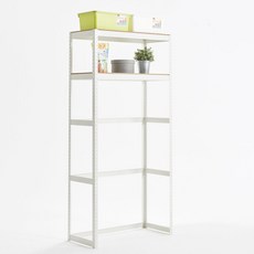 Tres Belle 2層洗衣機收納架 800*400*1800mm, 白色