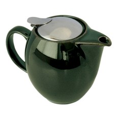 제로재팬 도자기 티포트 1인용, 안티크그린, 350ml, 1개
