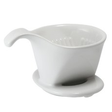 제로재팬 도자기 드리퍼 S, 화이트, 1개