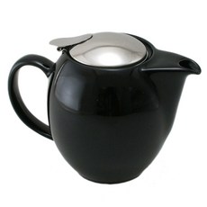 zero JAPAN 1人瓷茶壺350cc, 黑色BBN-01BK, 350毫升