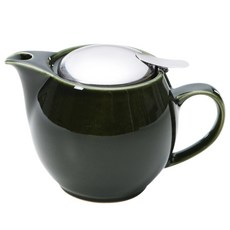 zero JAPAN 陶瓷茶壺, 古董綠, 450毫升