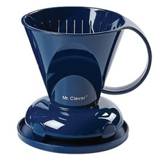 Mr.Clever 濾杯 海軍藍 小 1~2人份, 1個