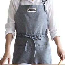 HOME ALICE 迷你黑色格子圍裙, 混合顏色, 1個