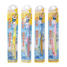 뽀로로 단계별 유아칫솔 1단계 2p, 랜덤 발송, 2개, 2개입