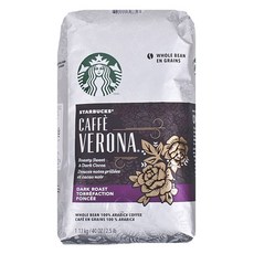 STARBUCKS 星巴克 Caffe Verona 咖啡豆, 1個, 1.13kg, 原豆(未研磨)