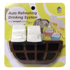 ACEPET 愛思沛 寵物籠式飲水機濾心 活性碳濾棉 2入 + 外部出水口濾心 2入, 1組