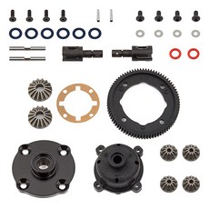 Associated Electrics B64 Gear Diff Kit center 36p AA92074, 혼합 색상, 1세트