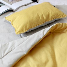 KMTZ 孩童用四季午睡被組+防塵袋, 芥末黃