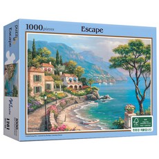 PUZZLE LIFE 海岸村莊拼圖 PL1281, 1000件, 混合顏色