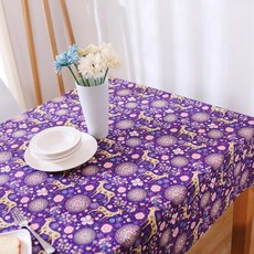 生活流行 魯道夫桌布, 紫色, 90 x 90 cm