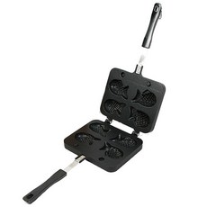 BHomeBaking 迷你4格鯛魚燒盤, 180 x 145 x 37 毫米, 1個