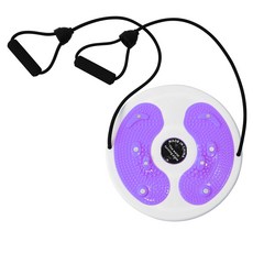 다윗 슬림 S라인 트위스트 운동기구, 퍼플, 1개