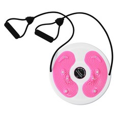 다윗 슬림 S라인 트위스트 운동기구, 핑크, 1개