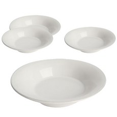 꼬떼따블 콘스탄스 시리얼볼 19cm, 화이트, 4개입