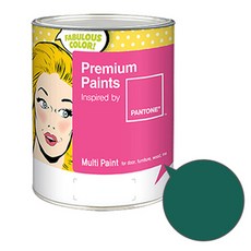 노루페인트 팬톤 멀티 에그쉘광 페인트, 갈라파고스 그린(18-5725), 1L, 1개