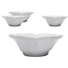 VBCCASA 인칸토 바로크 시리얼볼 18cm, 화이트, 4개