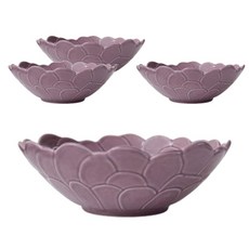 COTE TABLE 沙拉碗 26.5 厘米, 紫色的, 4件