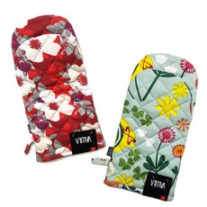 VALLILA Rosanna紅色烤箱手套組, 1套, 紅色, cotypiha