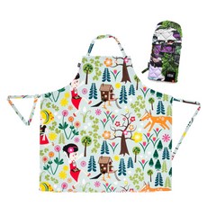 VALLILA 綠色圍裙+防燙手套, 1套, 混色